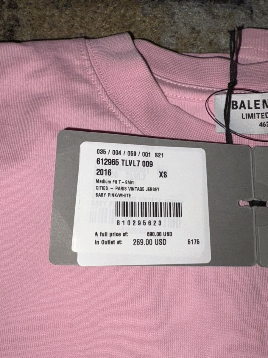 Balenciaga Balenciaga Cities Paris T-Shirt Size US XS / EU 42 / 0 - 4 Thumbnail