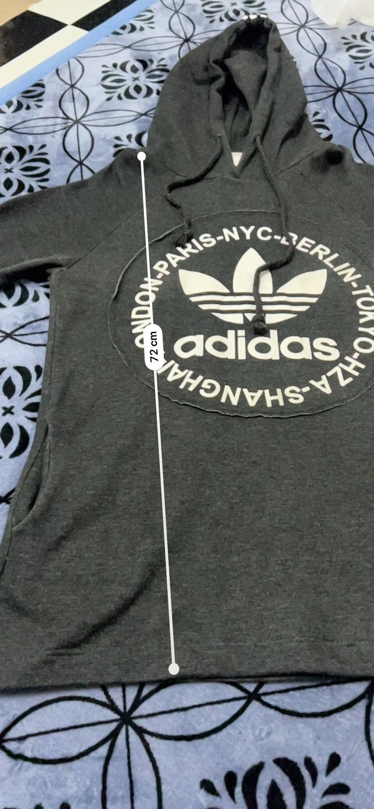 Adidas × Vintage Adidas Hoodie - 80’s CRAZY vintage streetwear vintage hoodie Size L / US 10 / IT 46 - 8 Thumbnail