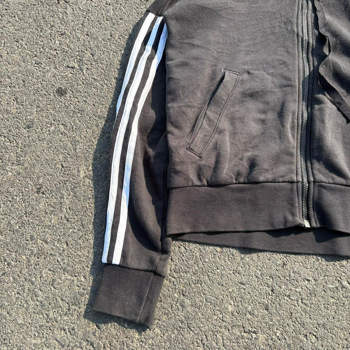 Adidas Adidas Sportswear - Zip-up sweatshirt - black white Size XS / US 0-2 / IT 36-38 - 4 Thumbnail