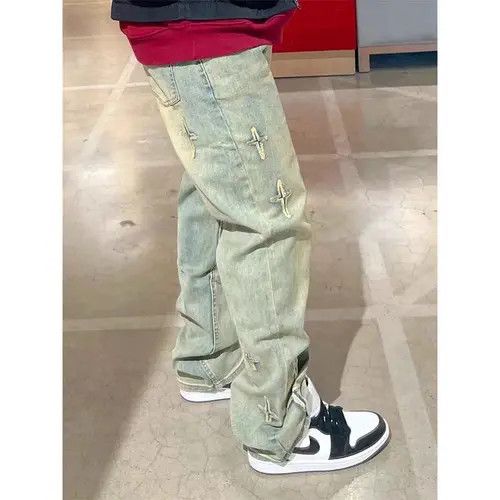 Japanese Brand High Street Loose Fit Vintage Jeans Light Blue Size US 32 / EU 48 - 3 Thumbnail