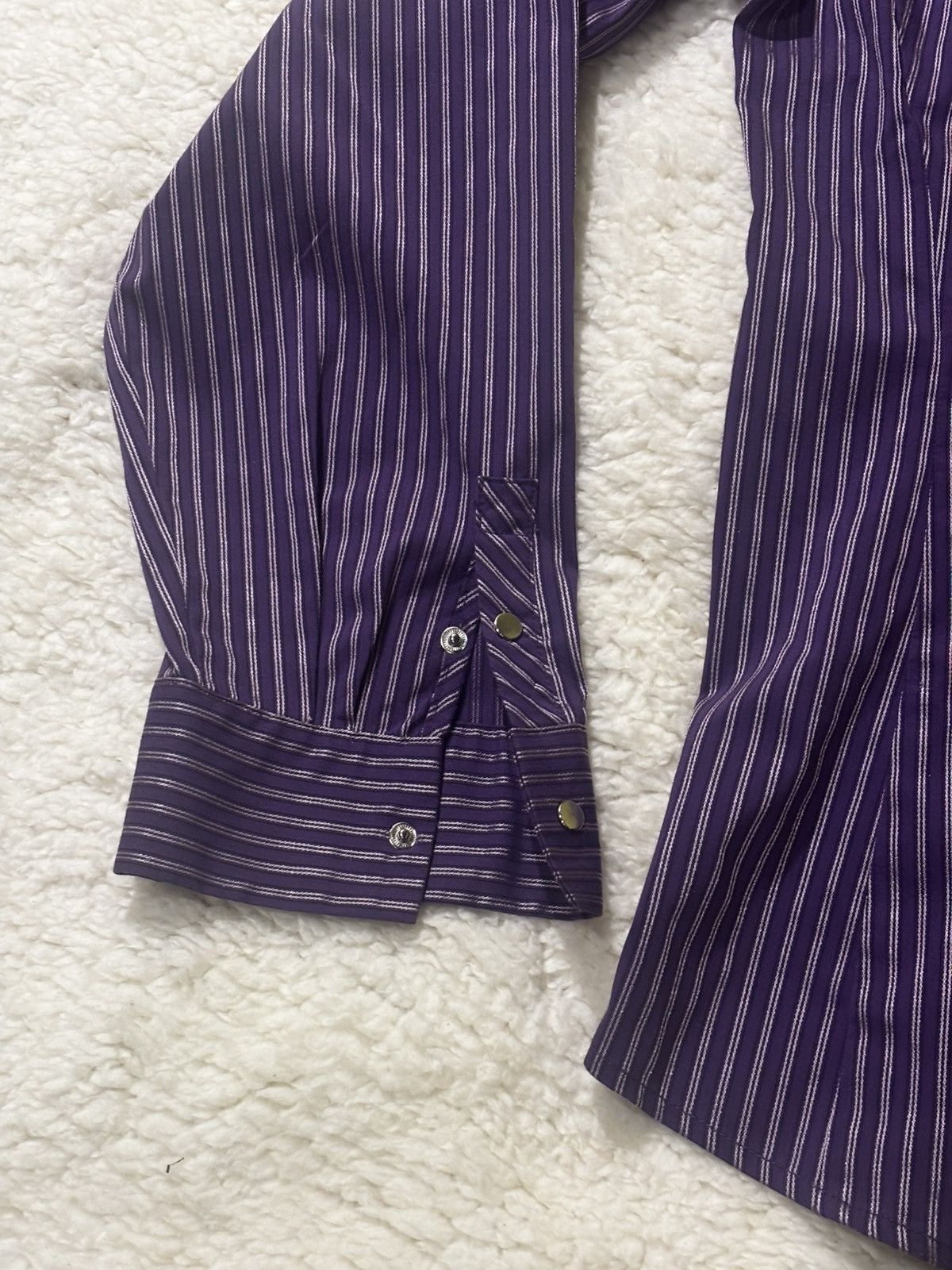 Other Women’s purple striped shirt0413 Size XL / US 12-14 / IT 48-50 - 7 Thumbnail