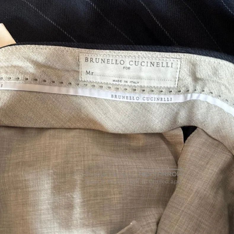 Brunello Cucinelli Brunello Cucinelli Men's Striped Trousers . Size US 38 / EU 54 - 7 Thumbnail