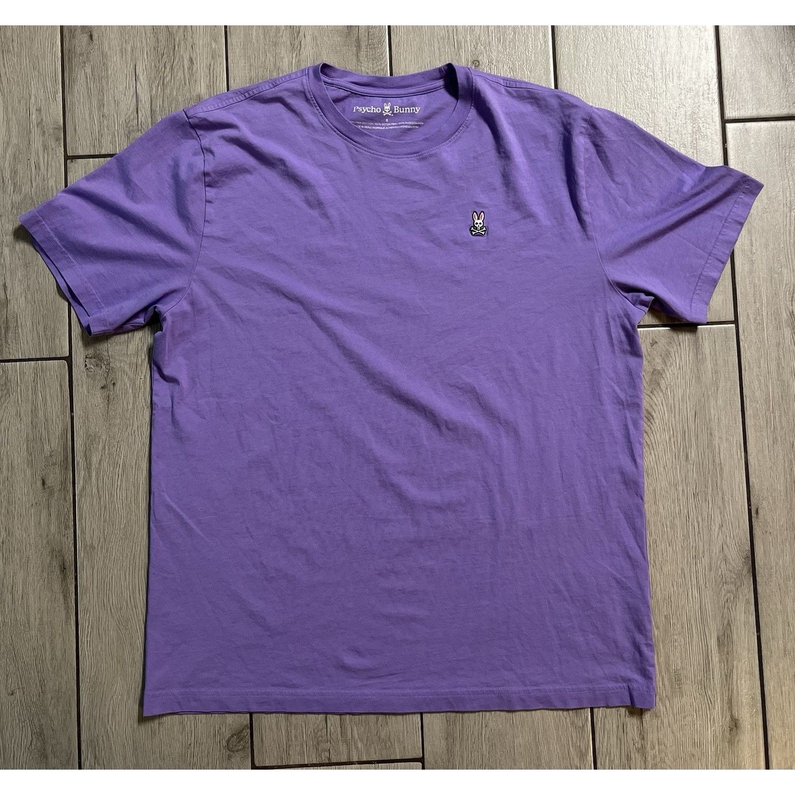 Psycho Bunny Psycho Bunny Casual Men's Purple Graphic T-Shirt Size 8 XL Size US XL / EU 56 / 4 - 1 Thumbnail