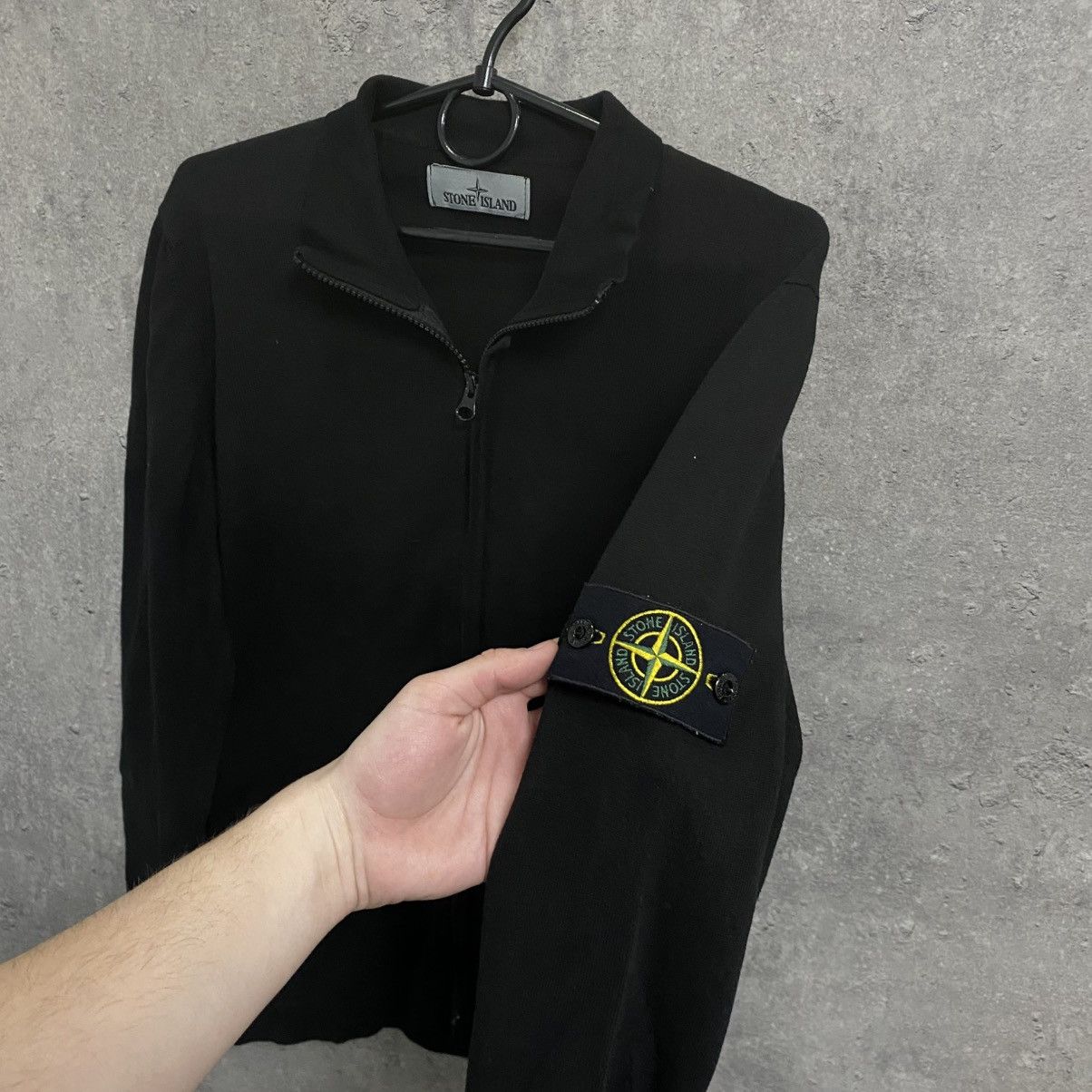 Stone Island Rare Vintage Stone Island Full Zip Up Sweater Knitting 90s Size US S / EU 44-46 / 1 - 6 Thumbnail