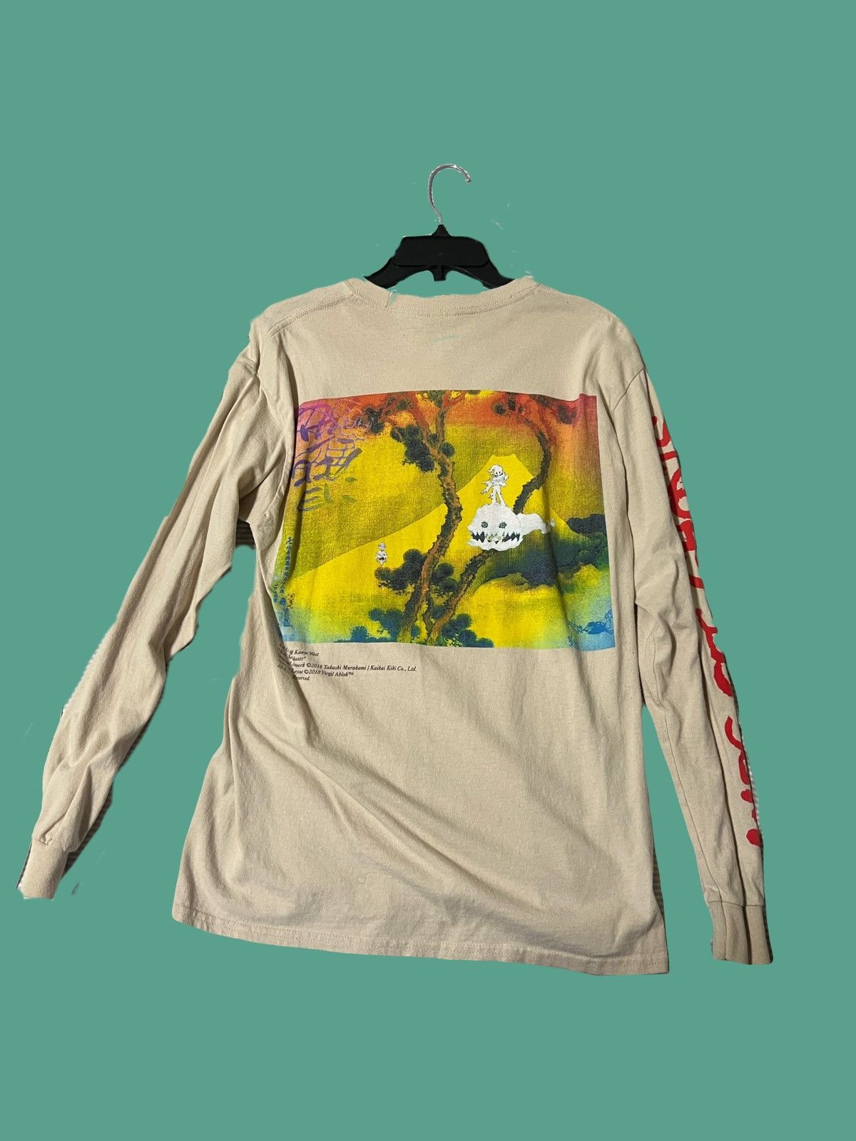 Gildan × Kanye West × Takashi Murakami Kids See Ghost Long Sleeve Size US M / EU 48-50 / 2 - 2 Thumbnail