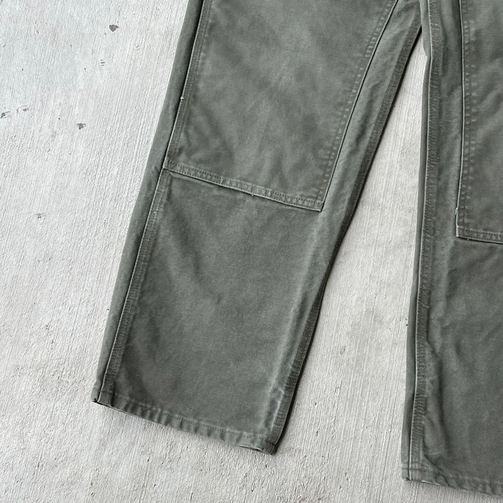 Carhartt × Vintage Carhartt green double knee work wear carpenter pants Size US 34 / EU 50 - 4 Thumbnail