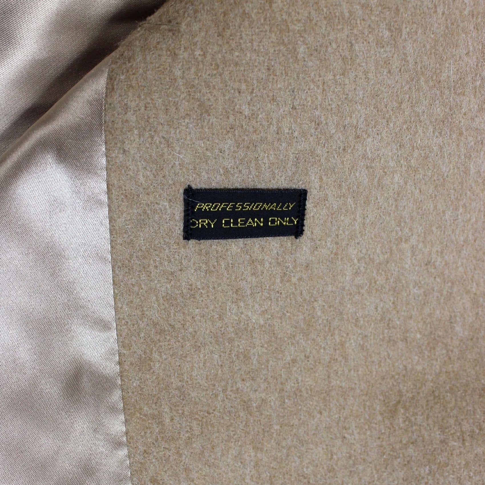 Doublet VINTAGE Zero King Coat Men 38 Beige Wool Trench Belted Double Breasted Wool Coat Long Classic Winter 80s Mens Size US XXS / EU 40 - 5 Thumbnail