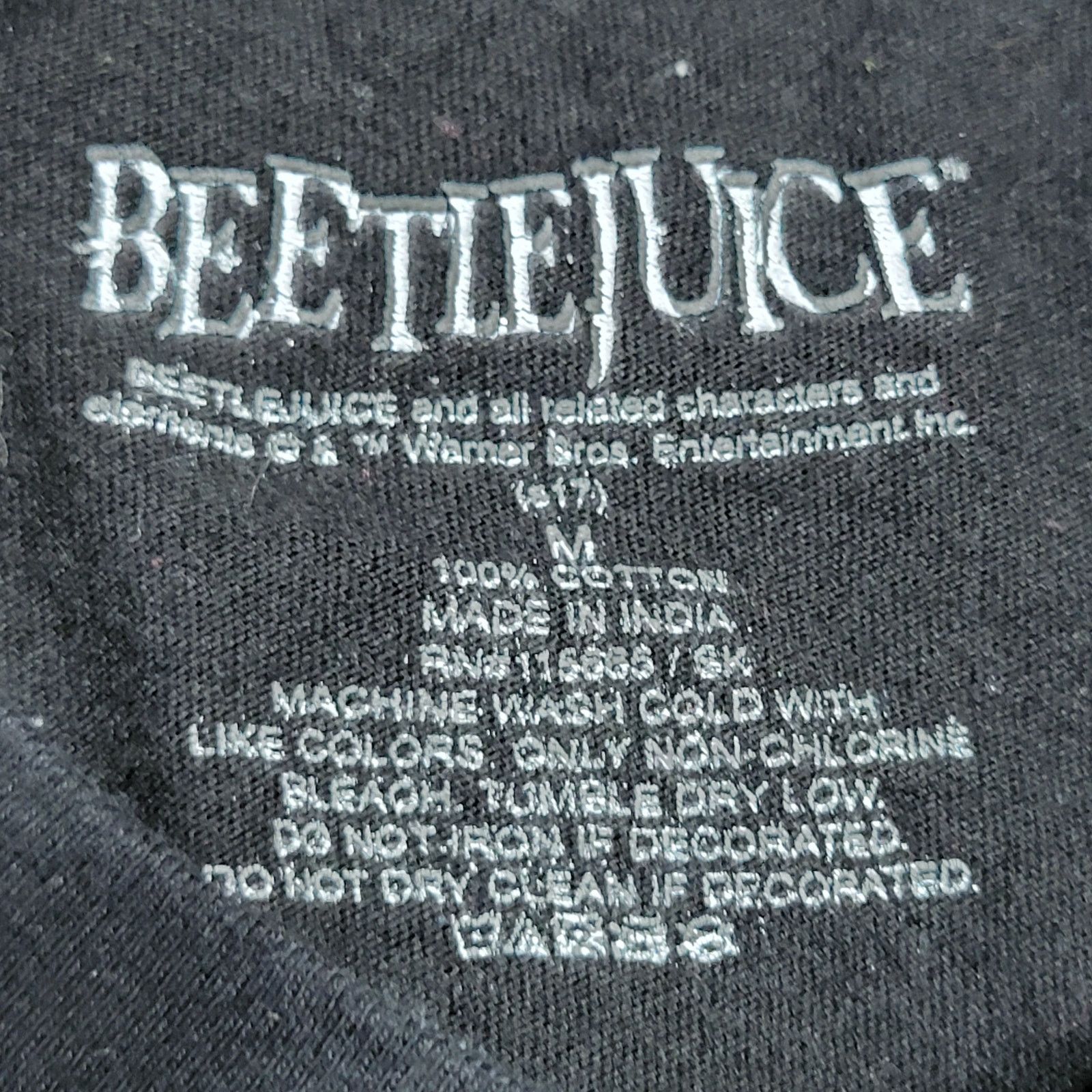 Other Beetlejuice Junior Black Tee - Size Junior Medium Size M / US 6-8 / IT 42-44 - 4 Thumbnail