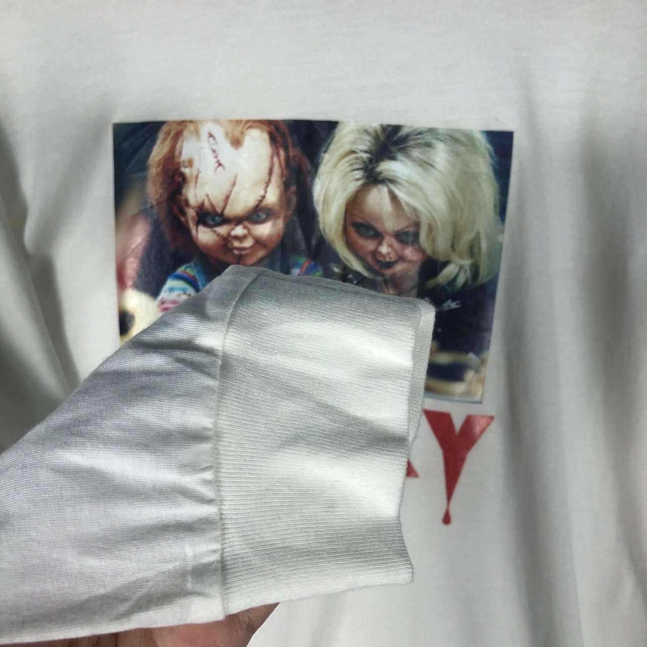 Other Rare!!! Vintage Chucky white Long Sleeve t-shirt Size US M / EU 48-50 / 2 - 5 Thumbnail