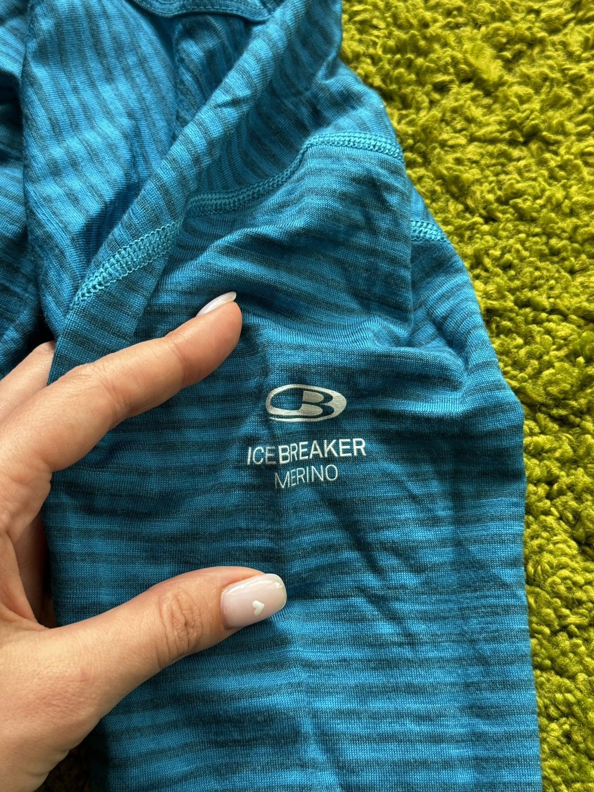 Designer × Icebreaker Icebreaker 100% merino wool thermo striped longsleeve Size S / US 4 / IT 40 - 6 Thumbnail