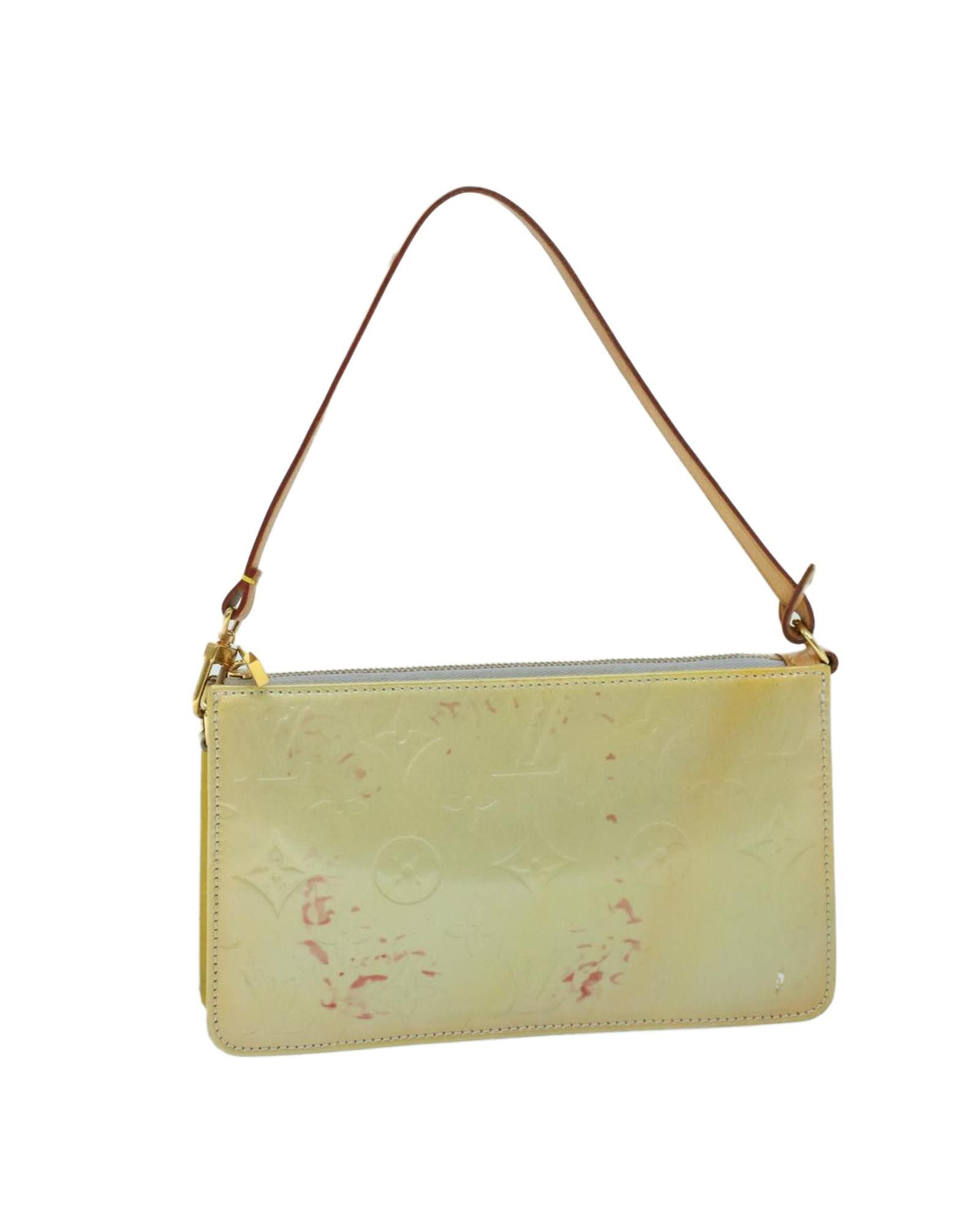 image of Louis Vuitton Monogram Vernis Accessory Pouch Gris, Women's
