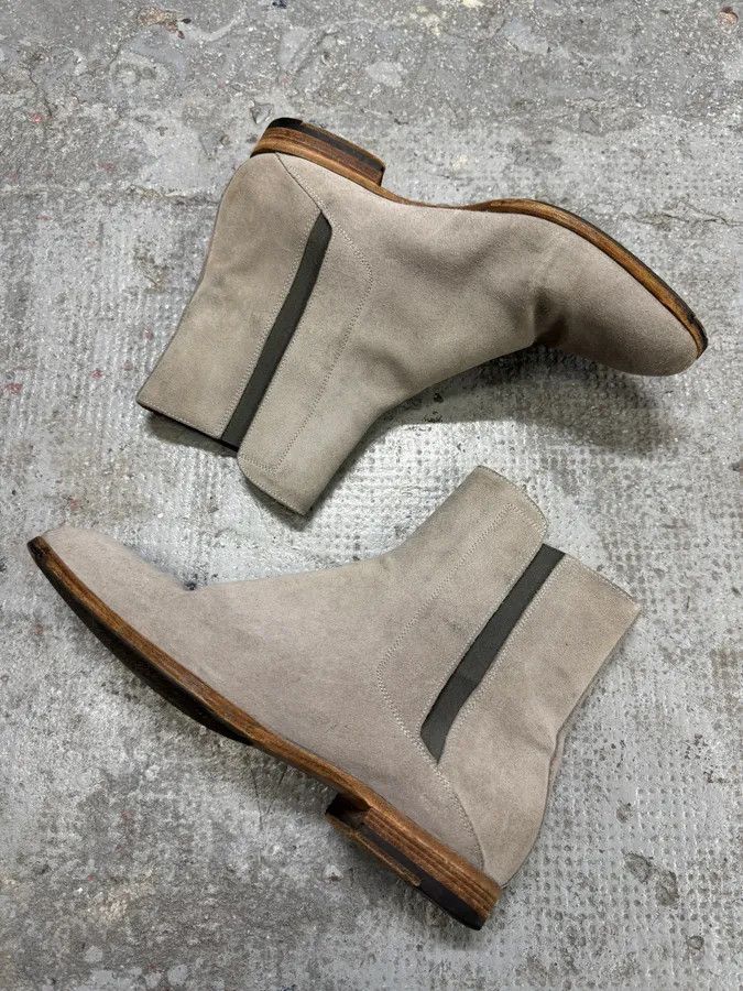Maison Margiela AW2016 Maison Margiela Grey Suede Boots Size US 9 / EU 42 - 4 Thumbnail
