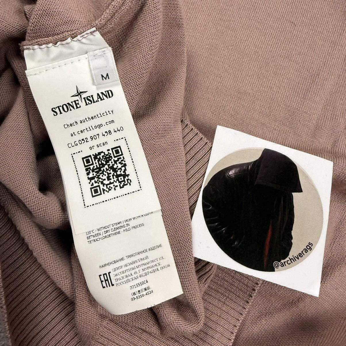 Stone Island Stone Island Dust Pink Crewneck Knit Sweater Size US M / EU 48-50 / 2 - 7 Thumbnail