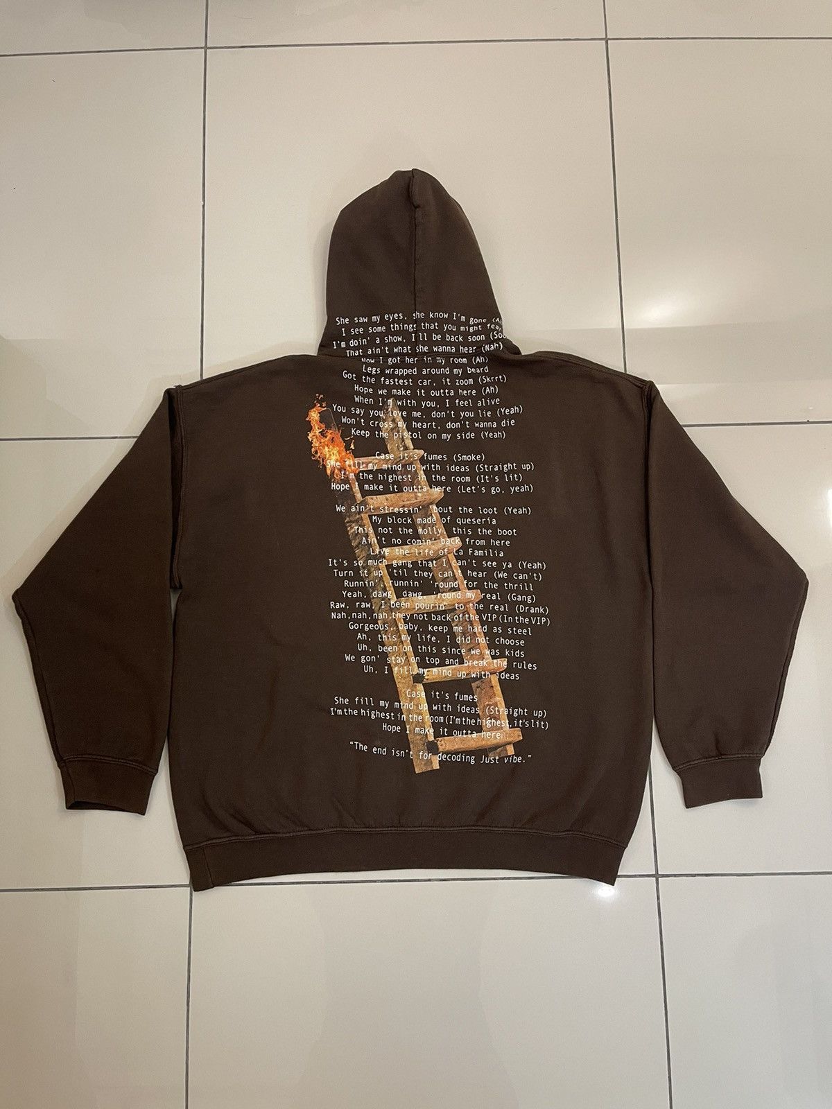 Travis scott highest in the room not for decoding buy hoodie size XXL