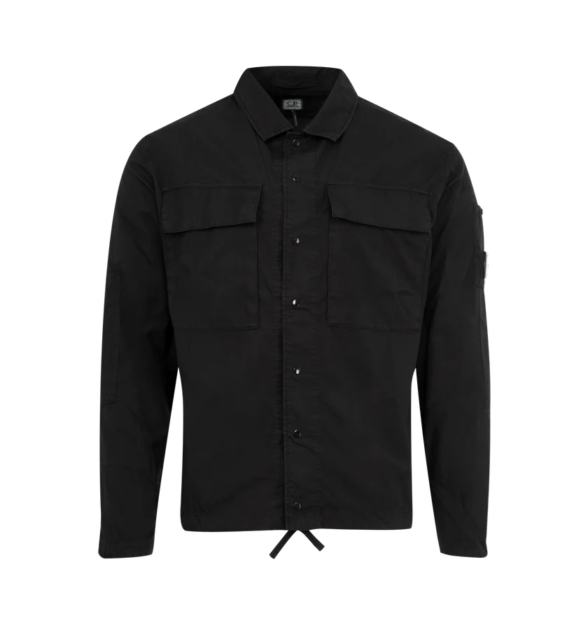 C.P. Company o1h1sh10525 Overshirt in Black Size US M / EU 48-50 / 2 - 1 Thumbnail