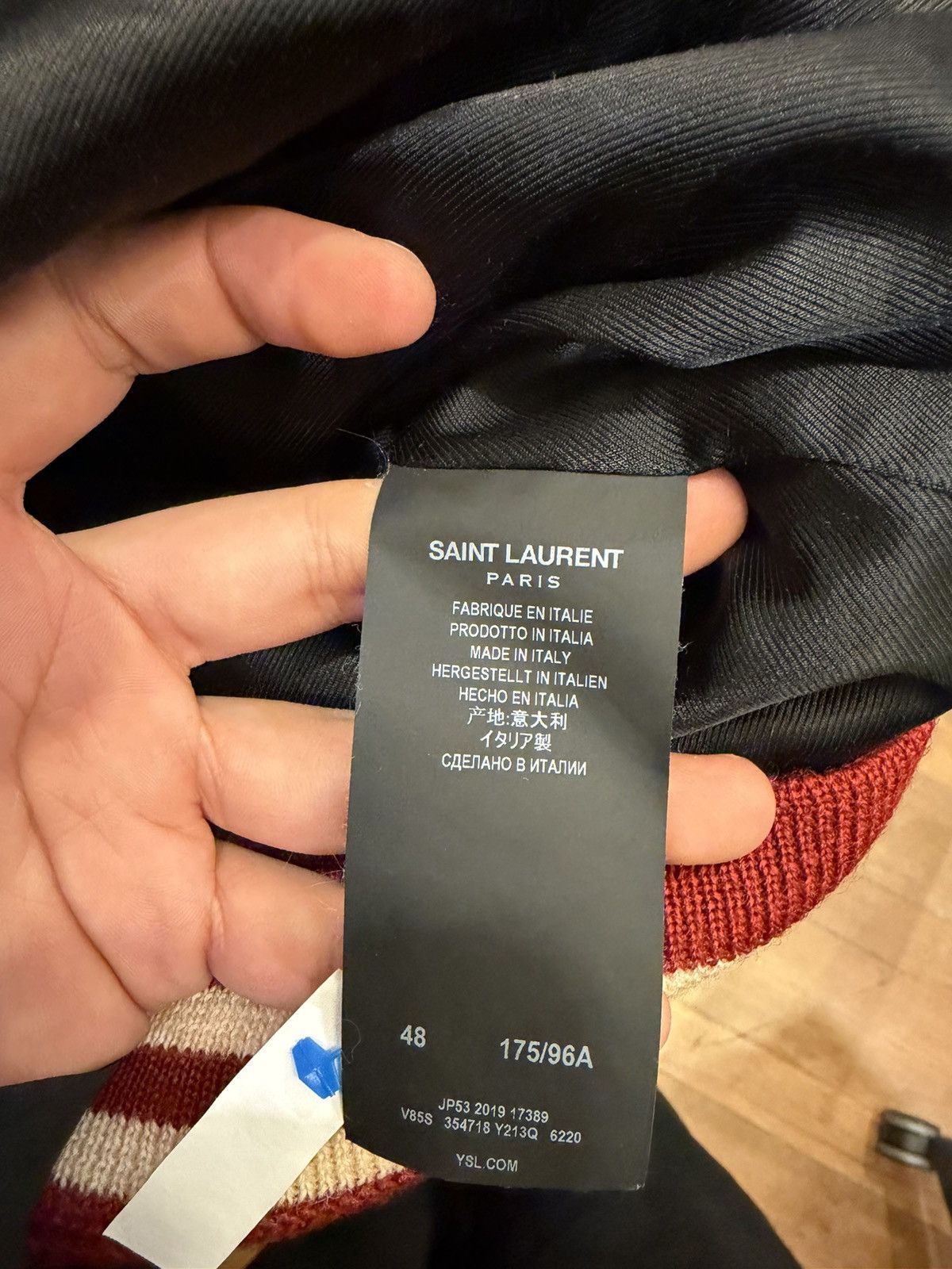 Saint Laurent Paris Saint Laurent Paris Wool Teddy Varsity Jacket Size US S / EU 44-46 / 1 - 3 Thumbnail