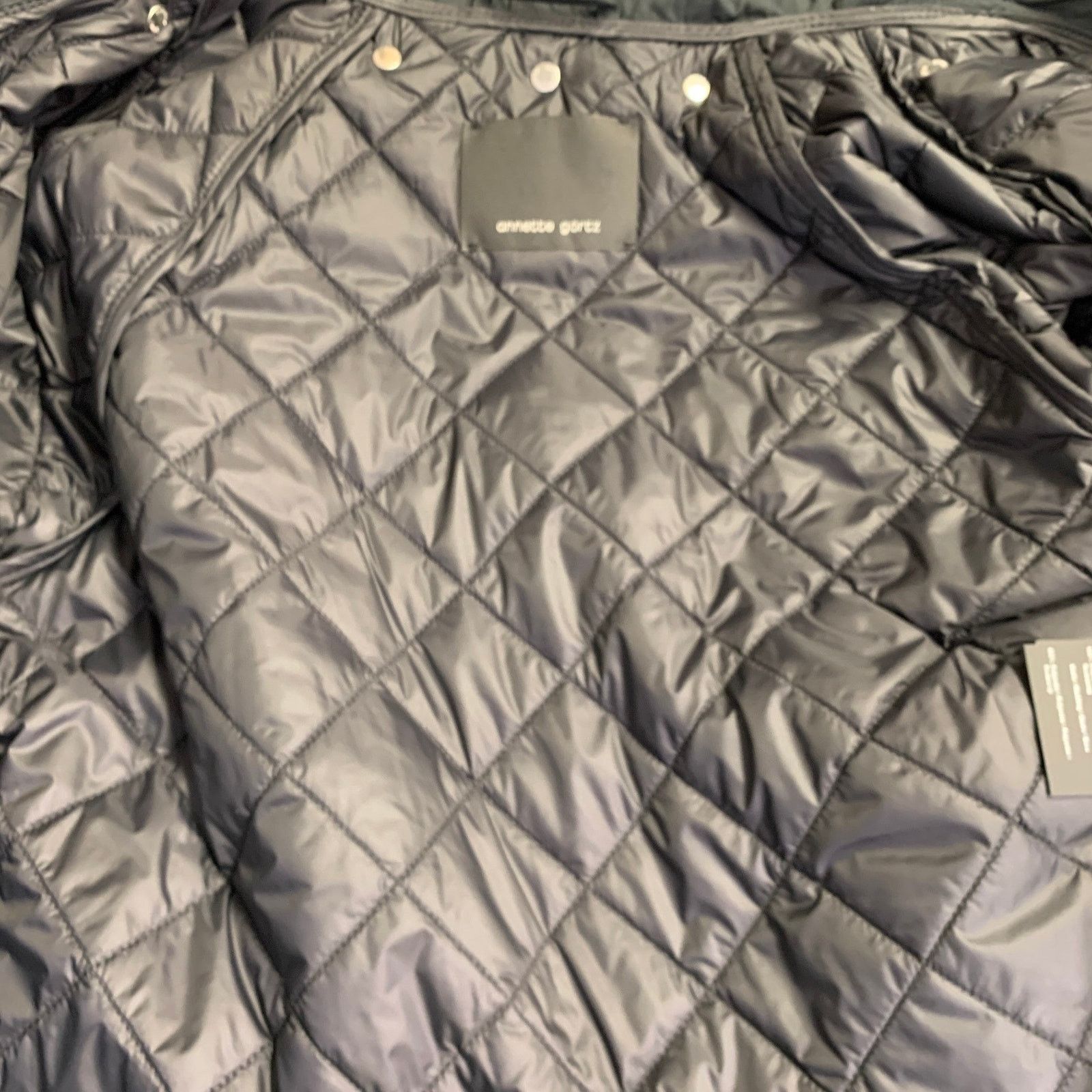 Annette Gortz ANNETTE GOERTZ Size XS Black Polyester Hooded Layered Jacket Size XS / US 0-2 / IT 36-38 - 8 Thumbnail