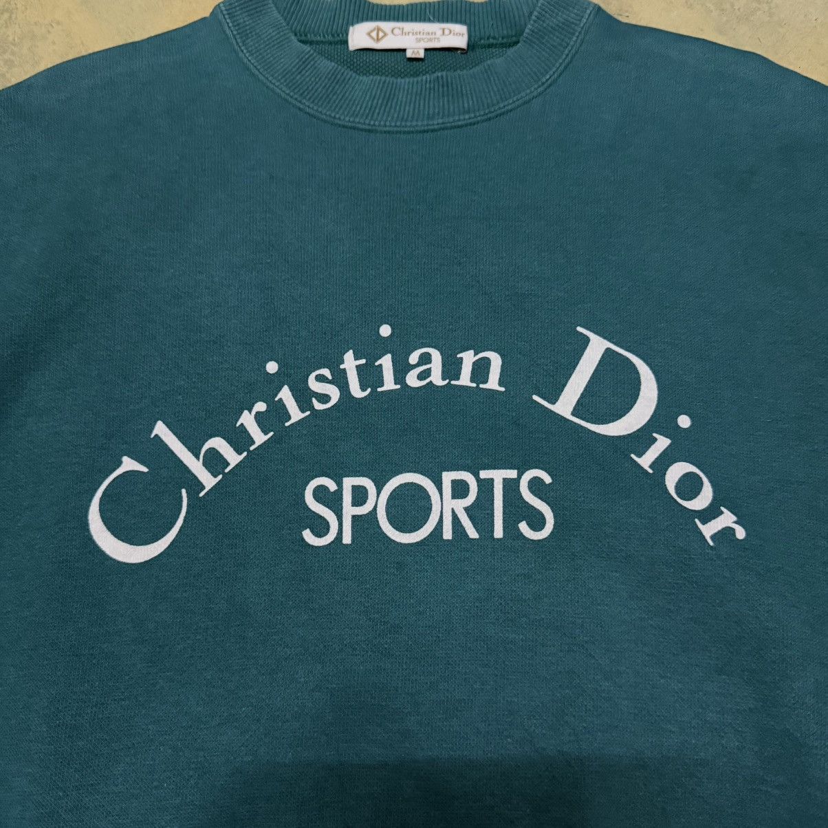 Christian Dior Monsieur Vintage Christian Dior Sports Big Logo Sweatshirt Size US M / EU 48-50 / 2 - 2 Thumbnail