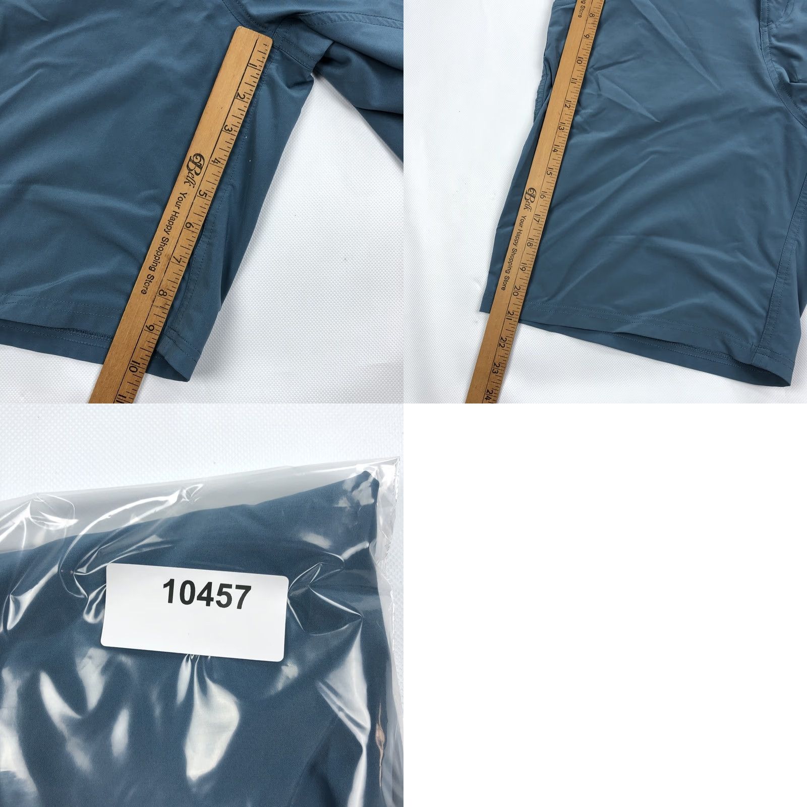 Vintage Free Fly Men's 32 Teal Blue Breeze Performance Chino Shorts Stretch Quick Dry Breathable Pockets Flat Front Zipper Button N/A Size 32 Size US 32 / EU 48 - 9 Thumbnail