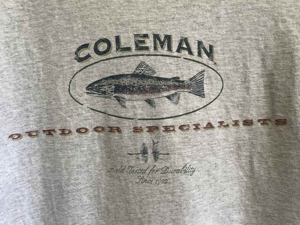 Coleman VTG COLEMAN OUTDOOR BRAND T-SHIRT Size US M / EU 48-50 / 2 - 2 Thumbnail