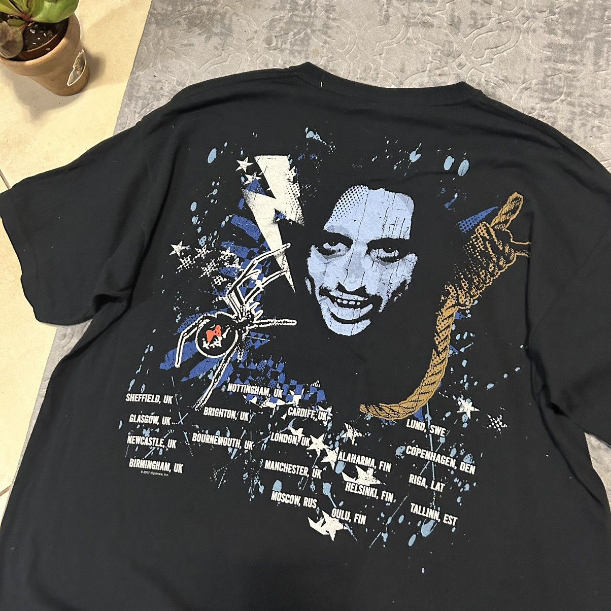 Band Tees × Vintage Y2K Alice Cooper tee Psycho Drama Tour Size US XL / EU 56 / 4 - 4 Thumbnail