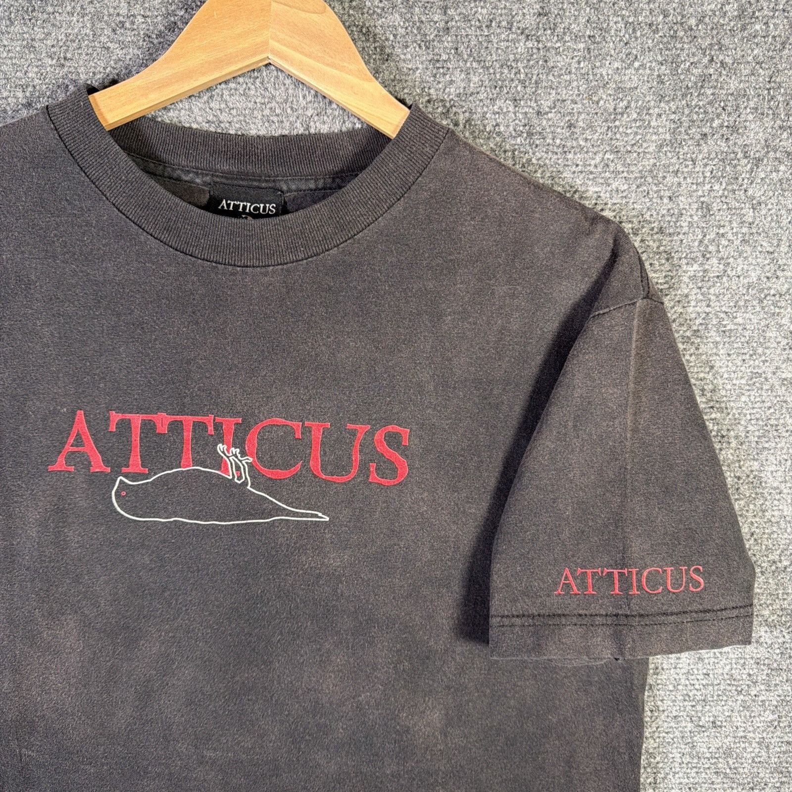 Vintage Vintage Atticus Shirt Medium Black 90s Faded Finch Movie Boo Size US M / EU 48-50 / 2 - 2 Thumbnail