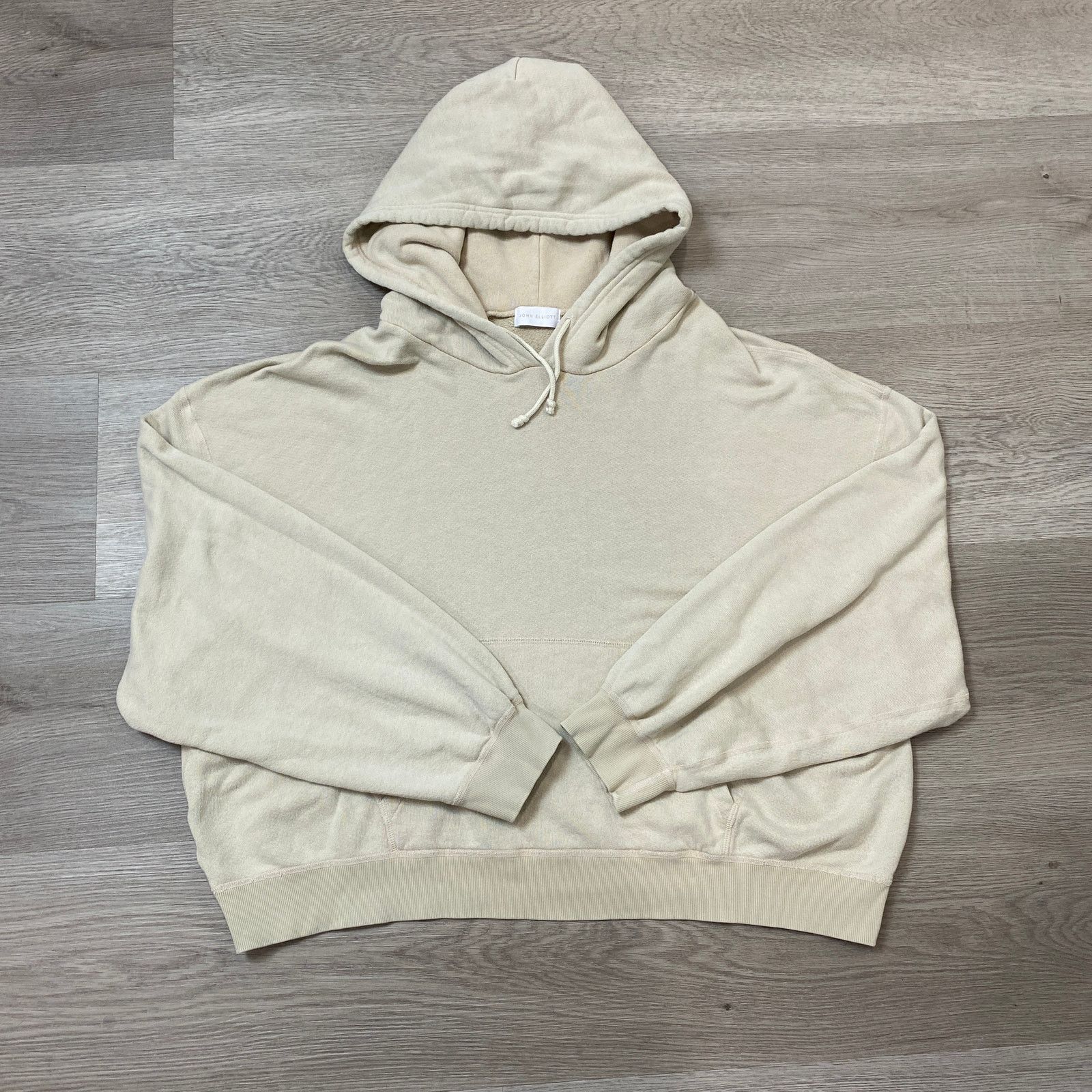 John Elliott John Elliot Replica Vintage Pullover Hoodie Cream Men's XL Size US XL / EU 56 / 4 - 2 Thumbnail