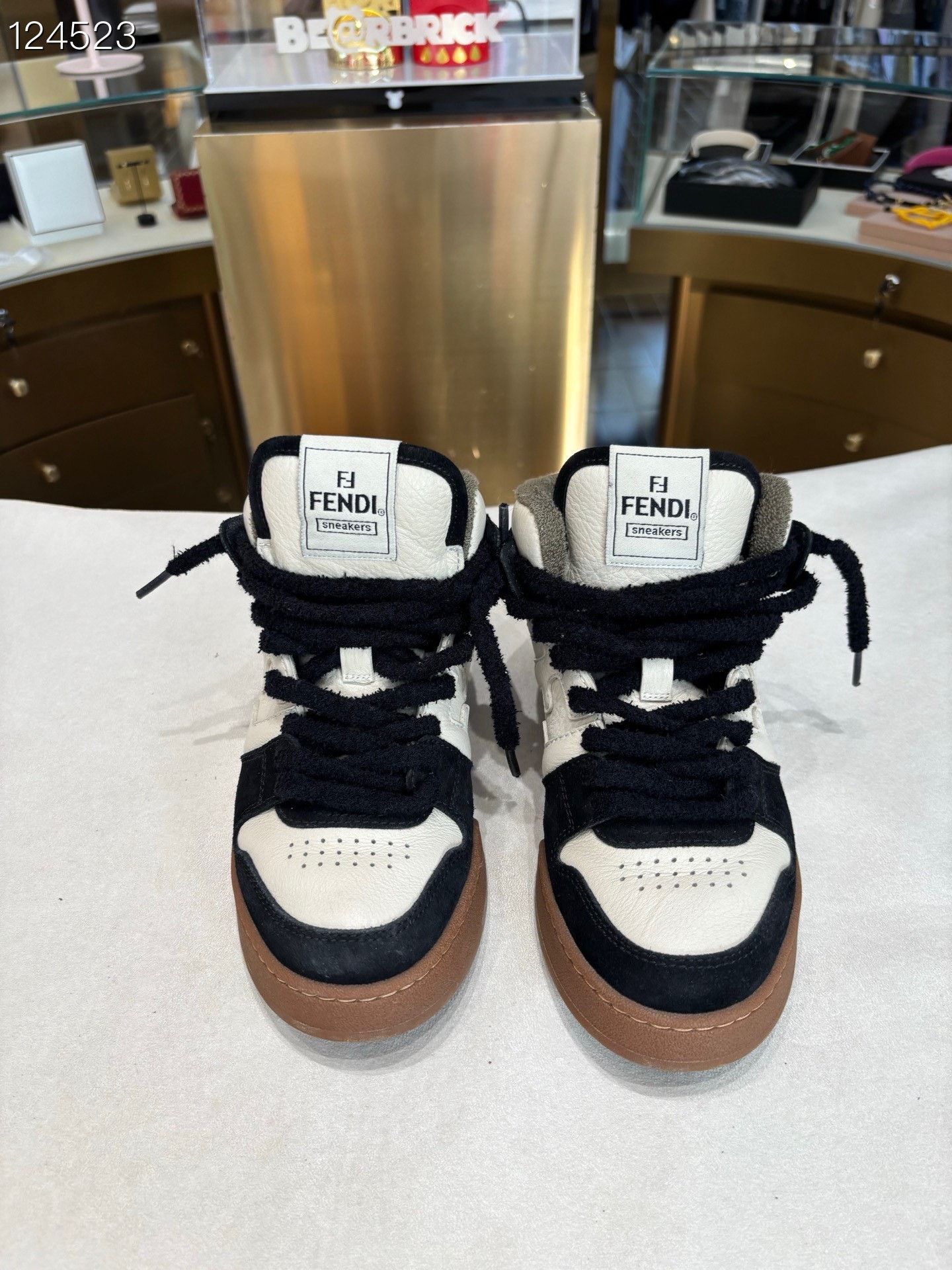 Fendi Fendi Match High-Top Women's Sneakers Size US 5 / IT 35 - 1 Thumbnail