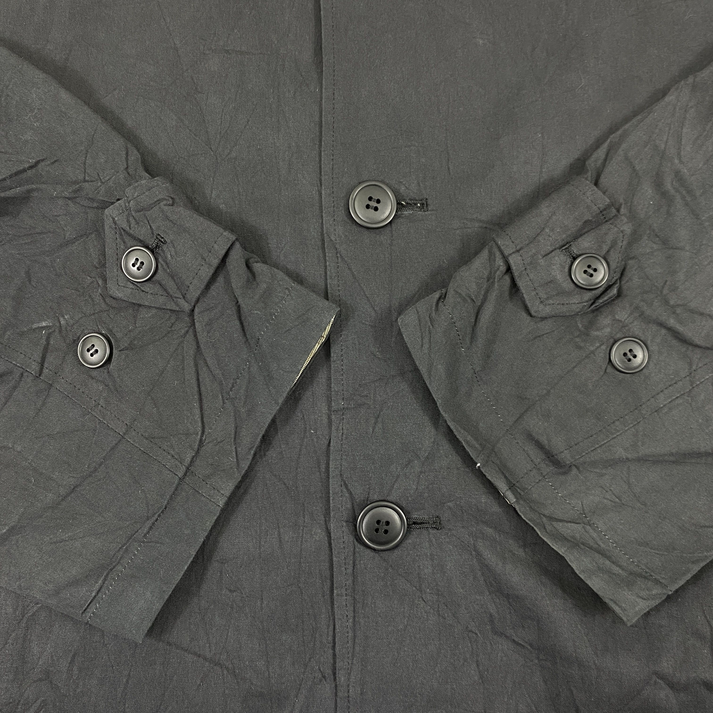 Homme Plisse Issey Miyake Vintage Issey Miyake Long Trench Coat - J351 Size US L / EU 52-54 / 3 - 8 Thumbnail