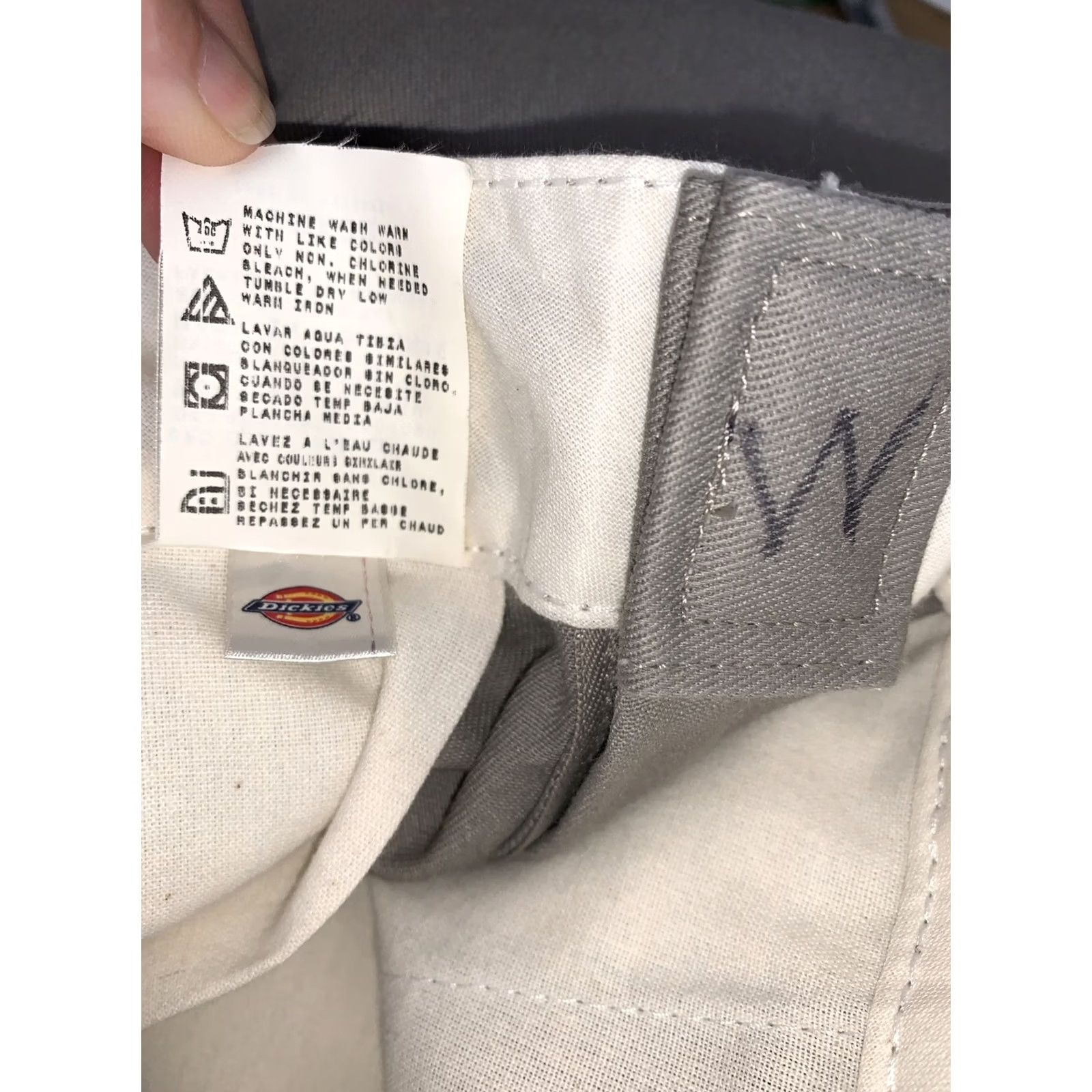 Dickies VINTAGE Dickies Gray Twill Work Pants Mens 29x32-7998 Shirt Pants Adult 1990s Mens Size US 29 - 7 Thumbnail