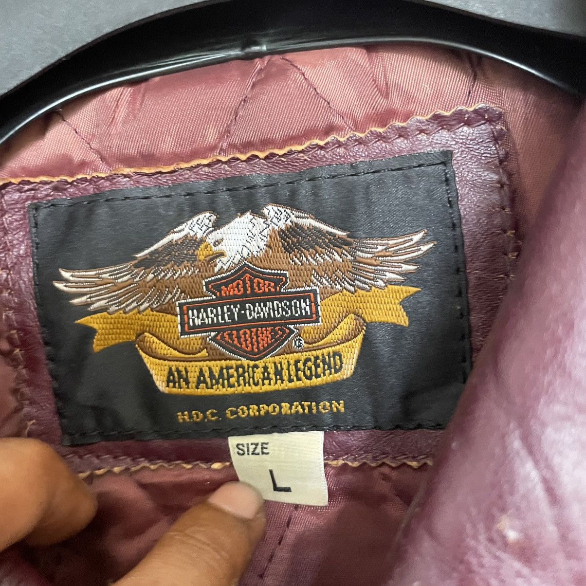 Harley Davidson Harley Davidson 90s - Vintage Leather Racing Jacket Size US M / EU 48-50 / 2 - 7 Thumbnail