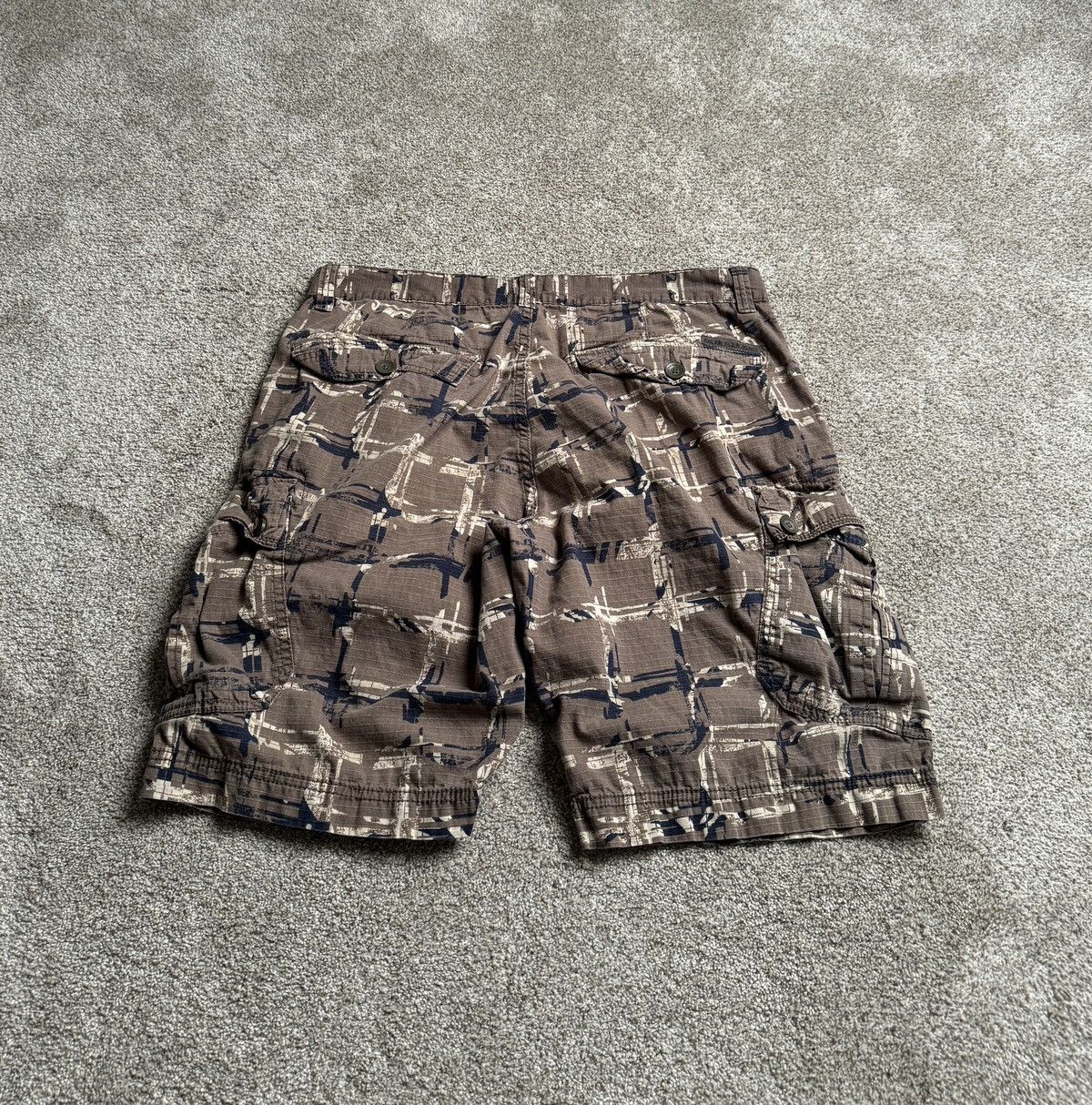 Calvin Klein CALVIN KLEIN JEANS “CHECKERED CAMO” SHORTS Size US 35 - 4 Thumbnail