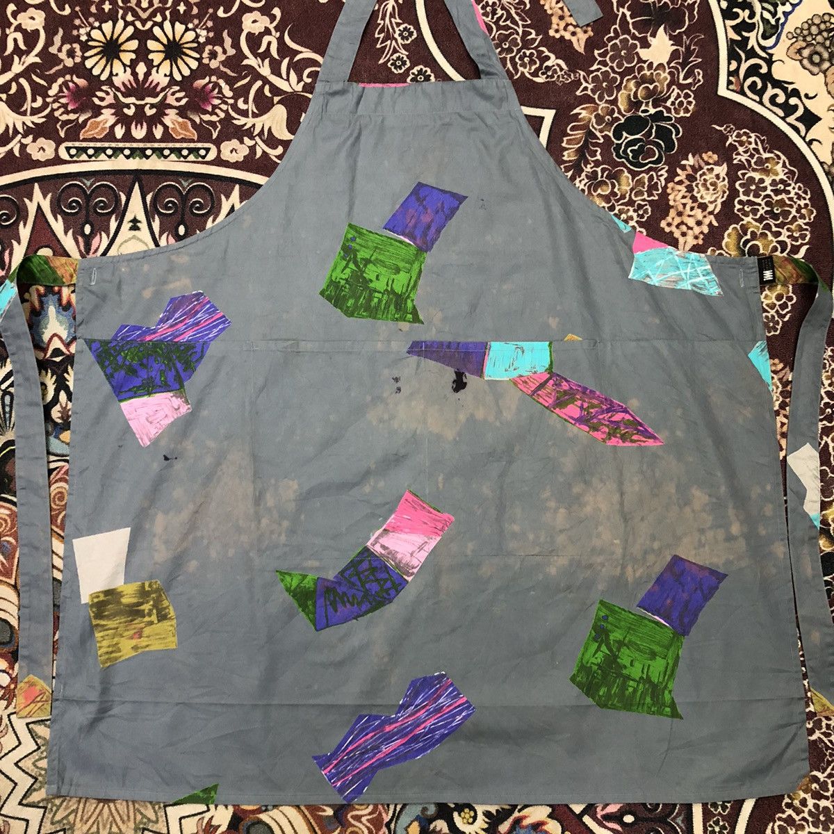 Issey Miyake Vintage Issey Miyake IM Design Studio Art Abstract Apron Size ONE SIZE - 2 Thumbnail