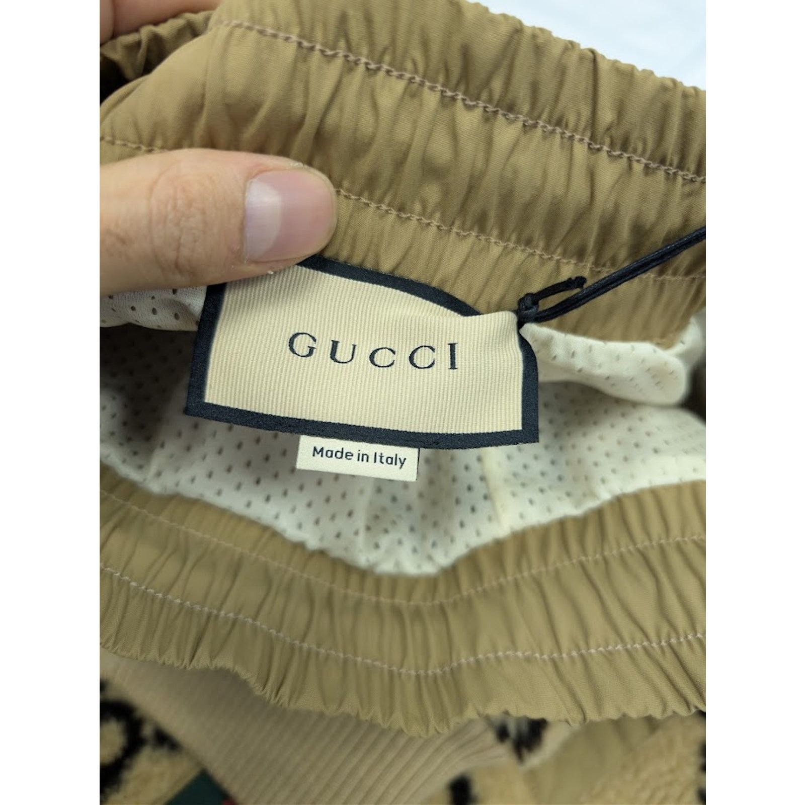 Gucci o1rshd1 GG Jacquard Jogging Pant & Sweatpants in Camel Size US 32 / EU 48 - 16 Thumbnail