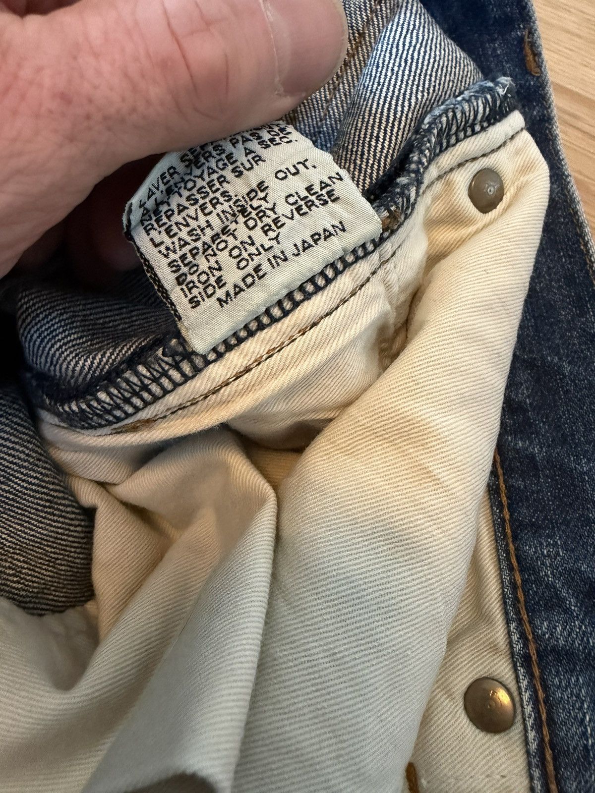 Dior Dior Homme Luster Waxed Clawmark Hedi Slimane Size US 29 - 15 Thumbnail