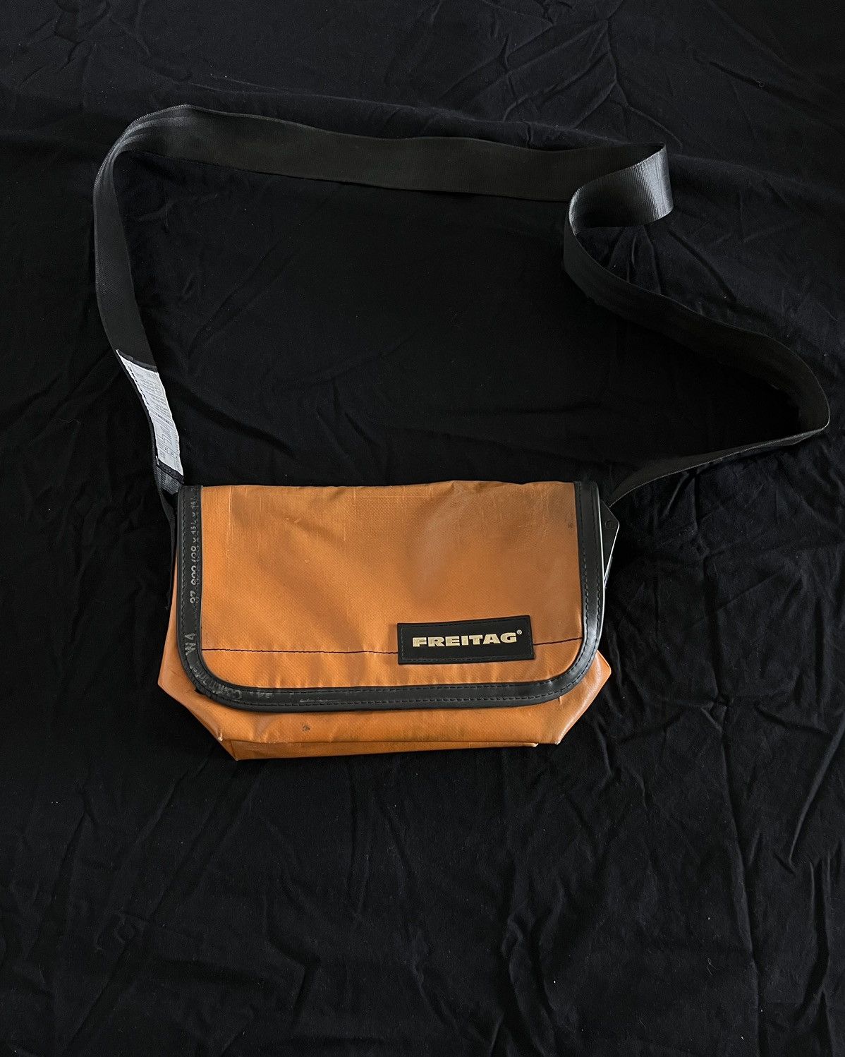 Freitag Messenger Crossbody Bag Orange in White, Men's