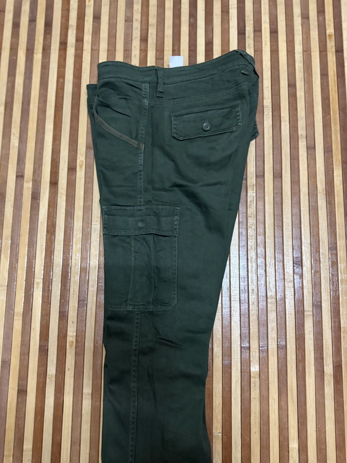 Japanese Brand LEPSIM Unisex Cargo Pants Streetwear Multipocket W31X30.5 Size US 31 - 11 Thumbnail