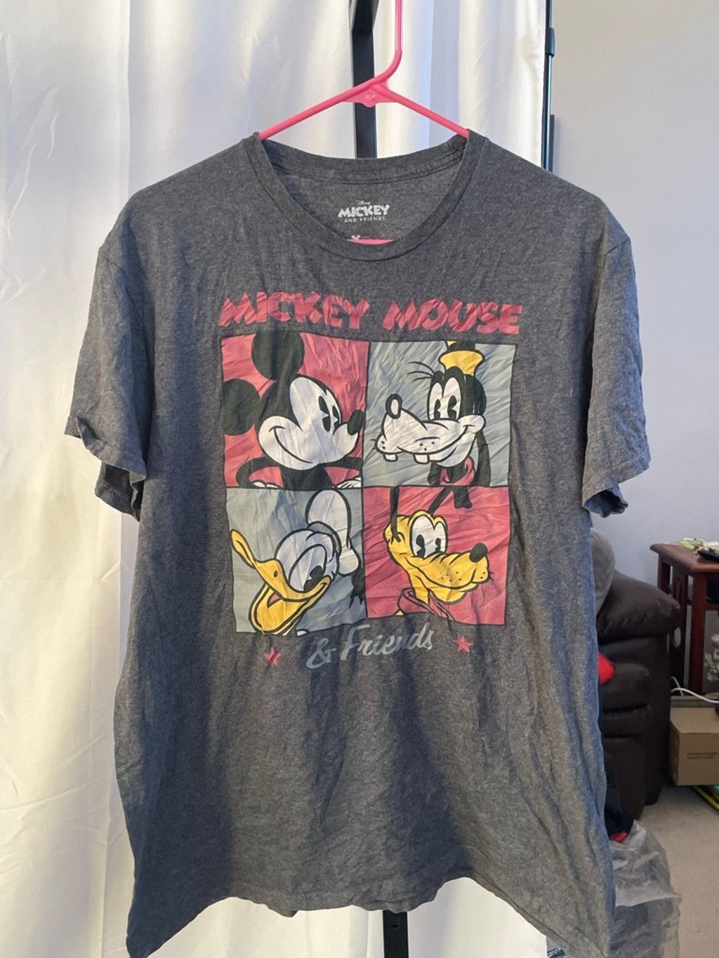 Disney Disney Men's Mickey & Friends Graphic Tee - Gray - Size L Size US L / EU 52-54 / 3 - 2 Thumbnail