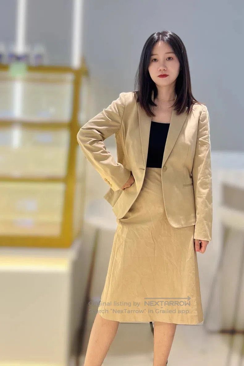The Row Fendi Beige Elegant Suit Set. Size US M / EU 48-50 / 2 - 6 Thumbnail