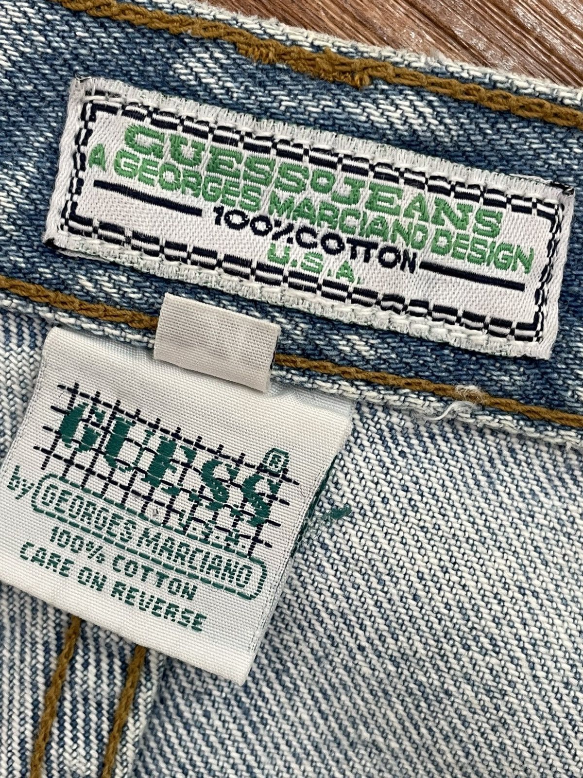 Guess Vintage Guess Jeans by Georges Marciano | Made in USA | 90s Size US 34 / EU 50 - 6 Thumbnail