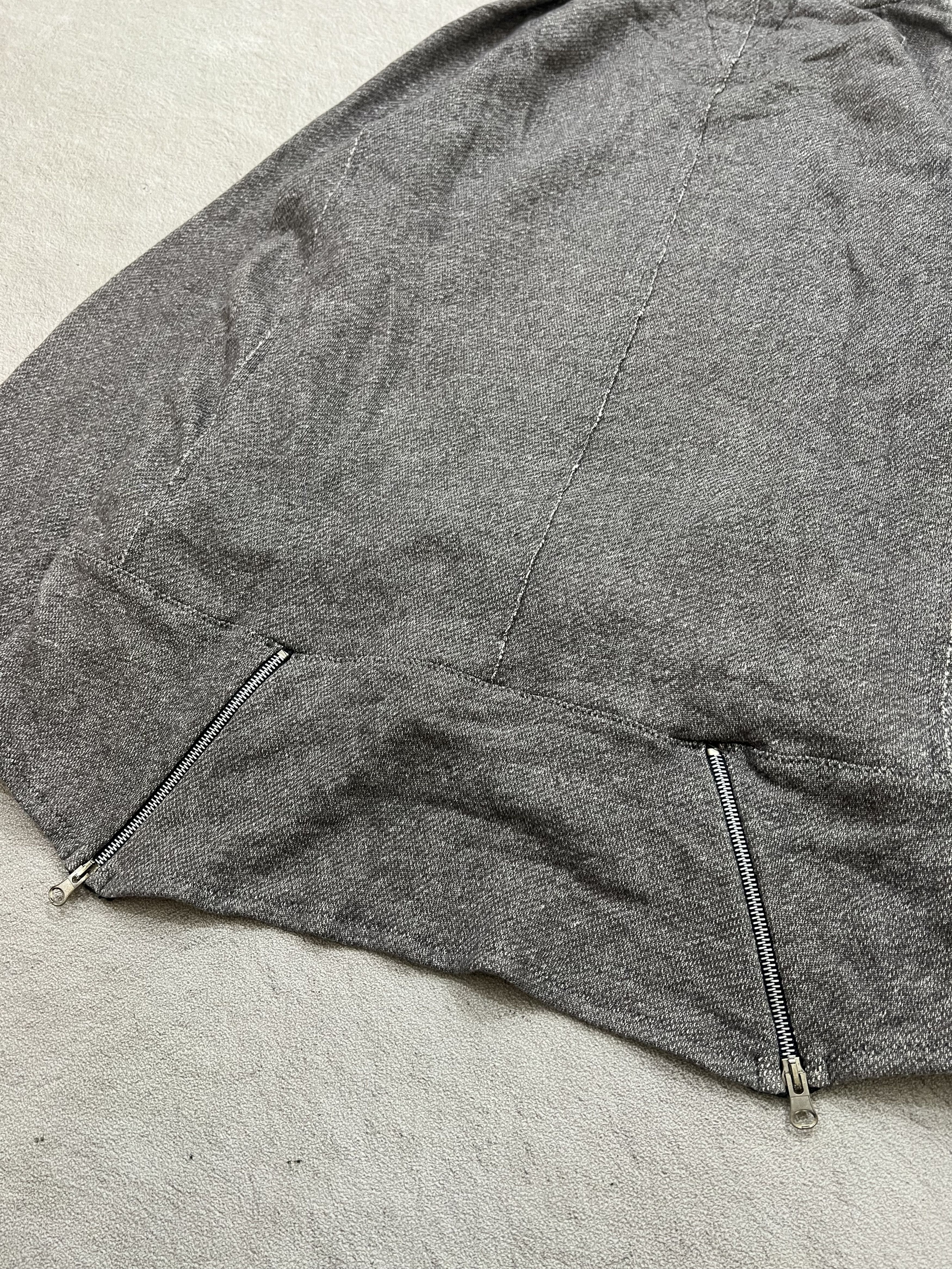 Japanese Brand 2000s Monta Heritage Hybrid Leather Zip Hoddie y2k Lgb Ifsix Size US L / EU 52-54 / 3 - 9 Thumbnail