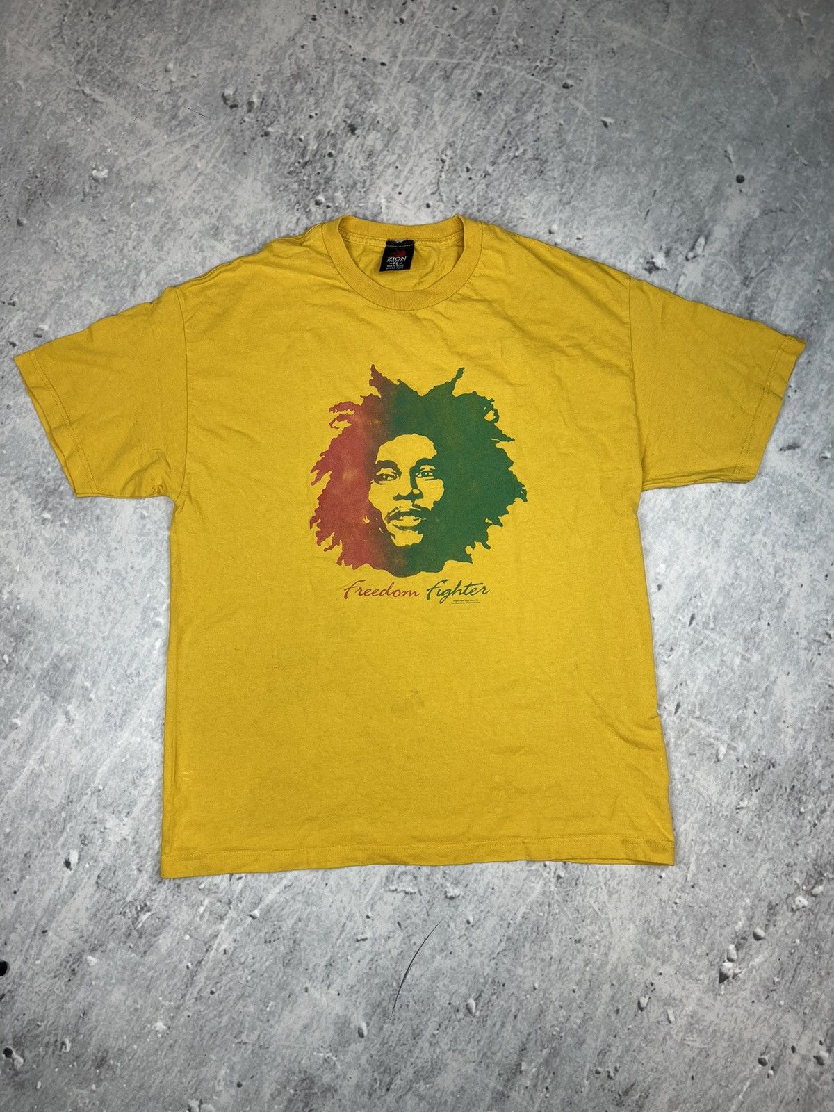 Vintage Bob Marley Freedom fighter Zion 2004 big logo Official | Grailed