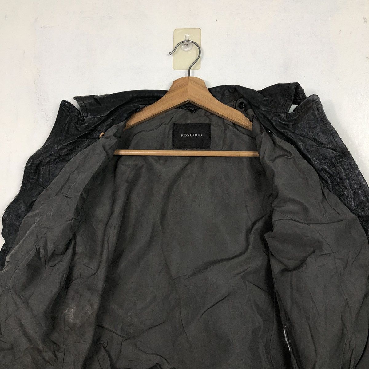 Japanese Brand 📌Cropped Biker Leather Jacket Rose Bud Bondage Size US M / EU 48-50 / 2 - 16 Thumbnail