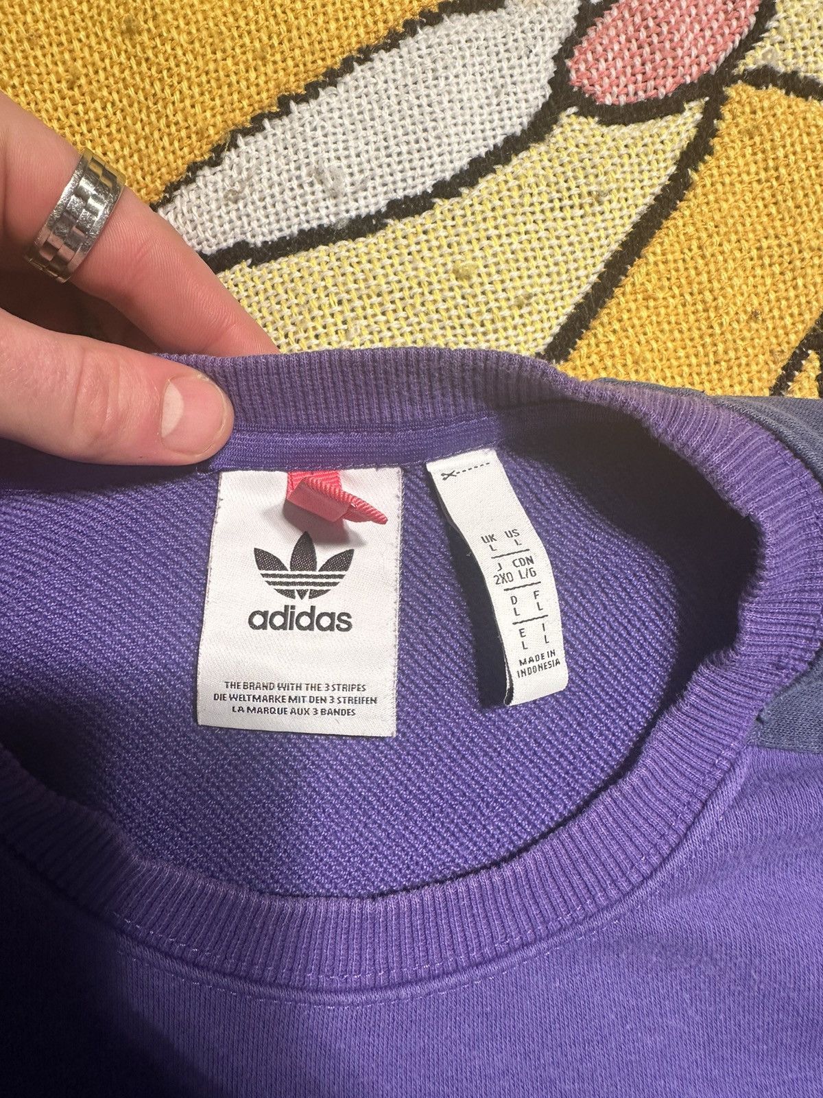 Adidas Vintage Adidas Chameleon Sweater Size US L / EU 52-54 / 3 - 5 Thumbnail