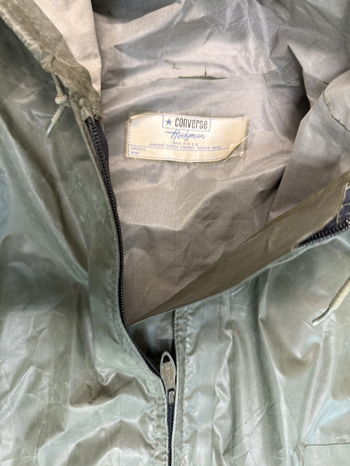 Vintage Vintage Military Green Rain Parka Jacket Size US L / EU 52-54 / 3 - 4 Thumbnail