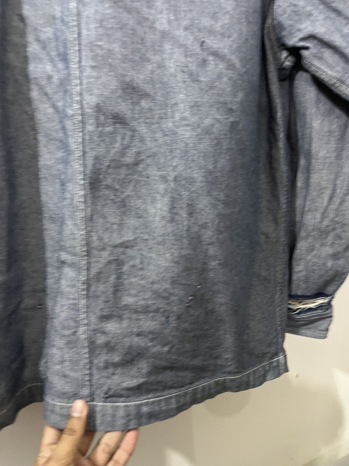 Japanese Brand 💥2000s Y2K Uniqlo Ripped Distressed Trashed Chore Jackets Size US L / EU 52-54 / 3 - 10 Thumbnail