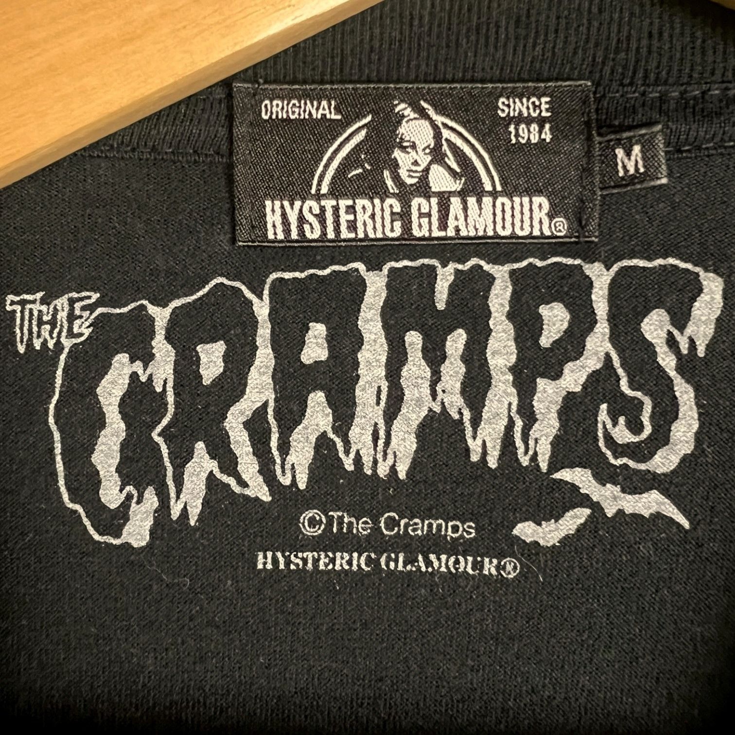 Hysteric Glamour Hysteric Glamour "I've Got Cramps Fever" Black T-Shirt - Med Size US M / EU 48-50 / 2 - 4 Thumbnail