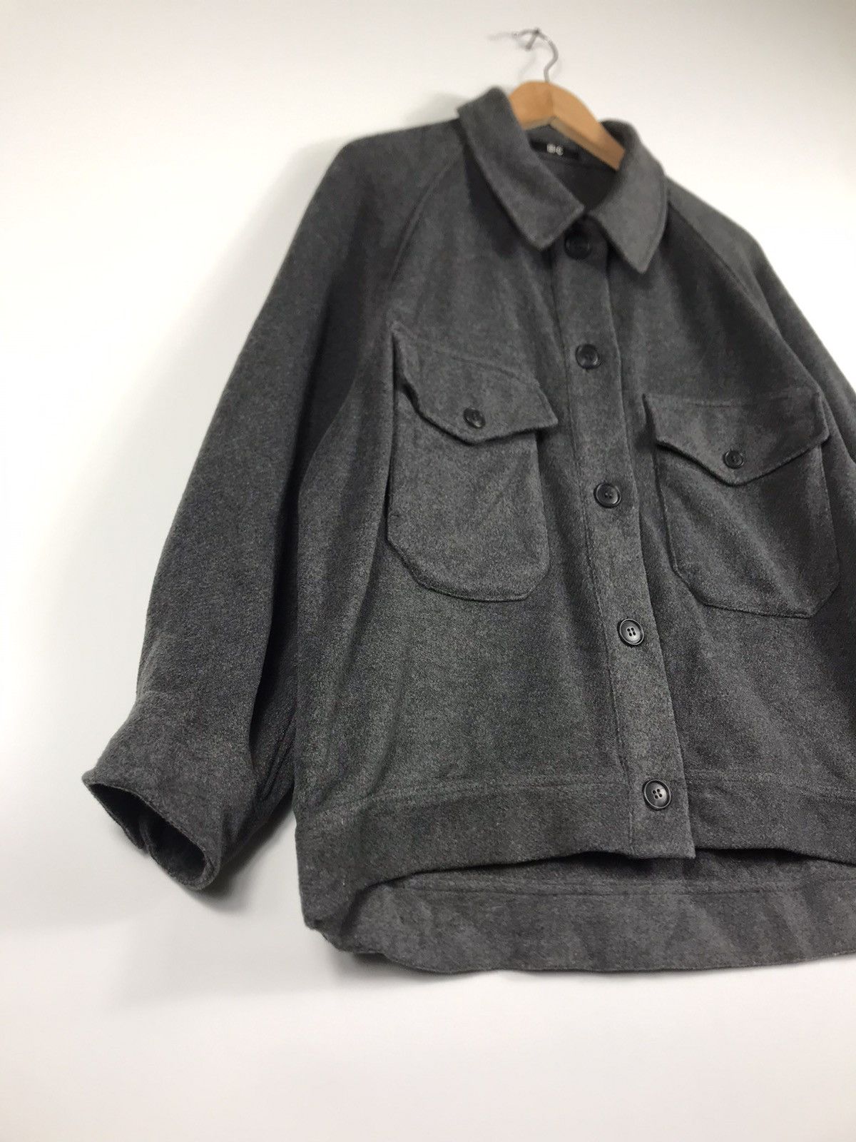 Japanese Brand × Uniqlo 🔥Uniqlo:C Winter Wool Button Chore Style Jacket Size US L / EU 52-54 / 3 - 2 Thumbnail