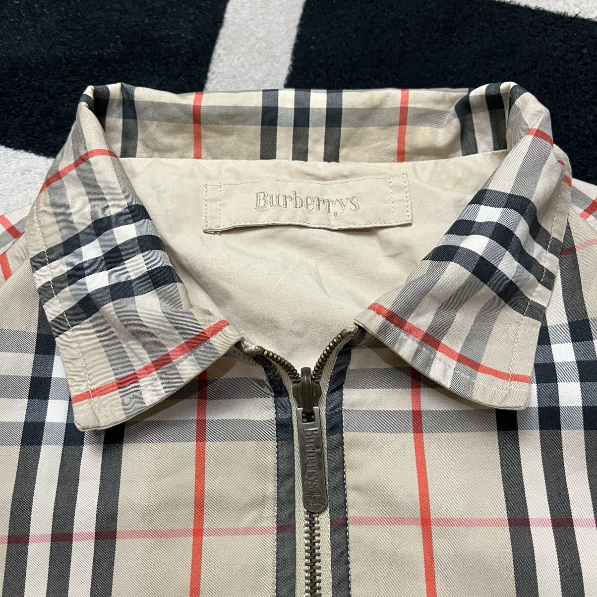 Burberry Vintage Burberry Reversible Nova Check Harrington Jacket Size US XL / EU 56 / 4 - 3 Thumbnail