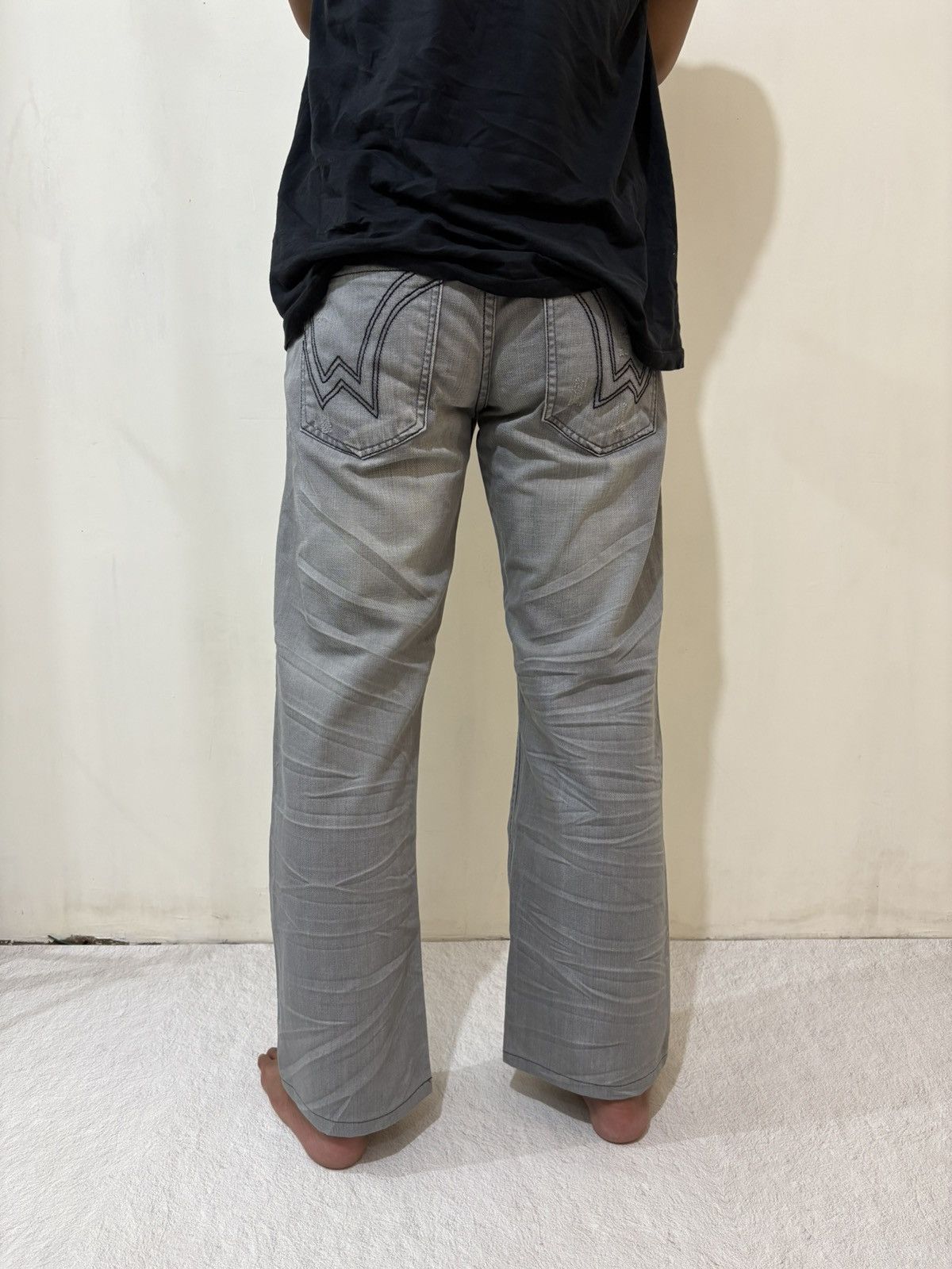 Hysteric Glamour 2000s whitefox japan baggy smoke denim y2k style Size US 31 - 9 Thumbnail